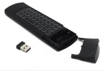 Backlit Air Mouse T3 Smart Remote Control 2.4G RF Wireless Keyboard with Voice Microphone