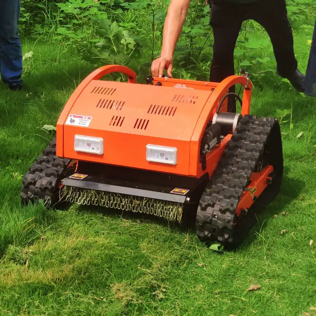 Landwirtschaft Rad Klein Akku Mini Smart Selbstautomatik Benzin Fernbedienung / Fahren Roboter Akku-Steuerung Rasenmäher Forhome Garden Farm