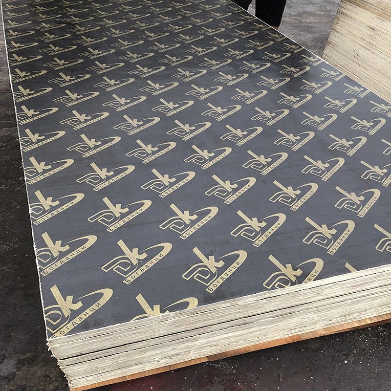 Commercial Birch Hardwood Core Brown Film Faced Board Construction for Formwork Plywood Decking Korea Japan Market