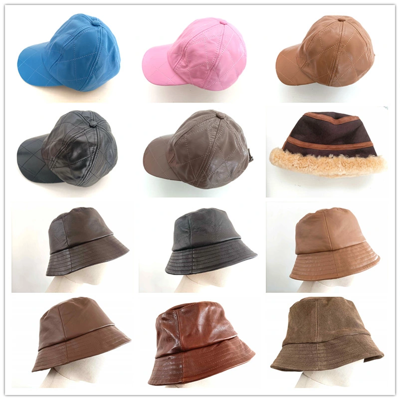 Faux Suede Leather Caps Snapback Leisure Baseball Fisherman Bucket Hats