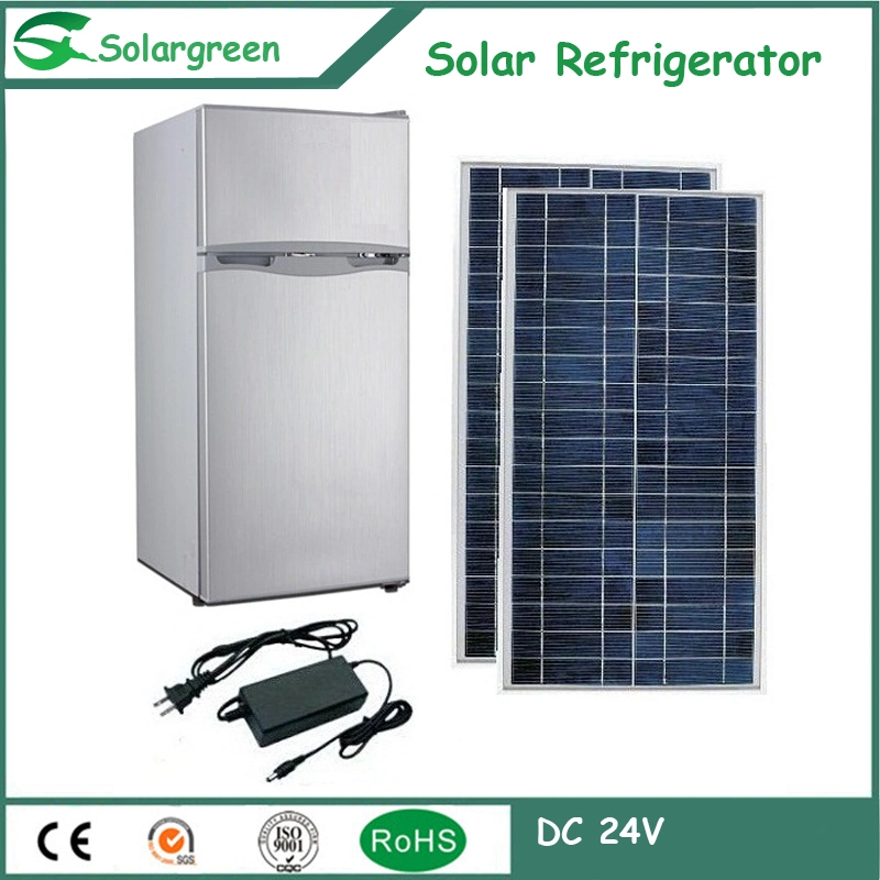 Doppeltüren Top Gefrierschrank Solar Kühlschrank 98L-178L Mini Kühlschrank DC Leistung