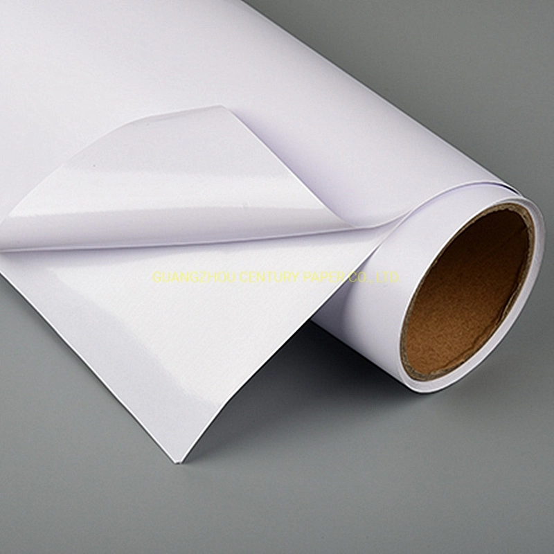 Direct Sale Factory Price Advertising Materials Inkjet Printable Vinyl Glossy/Matte Printing Self Adhesive Vinyl Roll