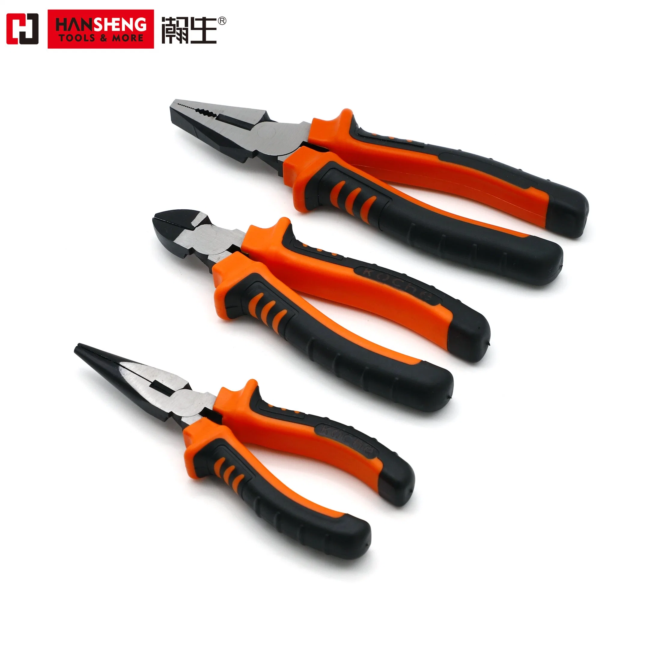 Made of Carbon Steel, Chrome Vanadium, Drop Forged, TPR Handle, PVC Handle, Pliers, Combination Plier