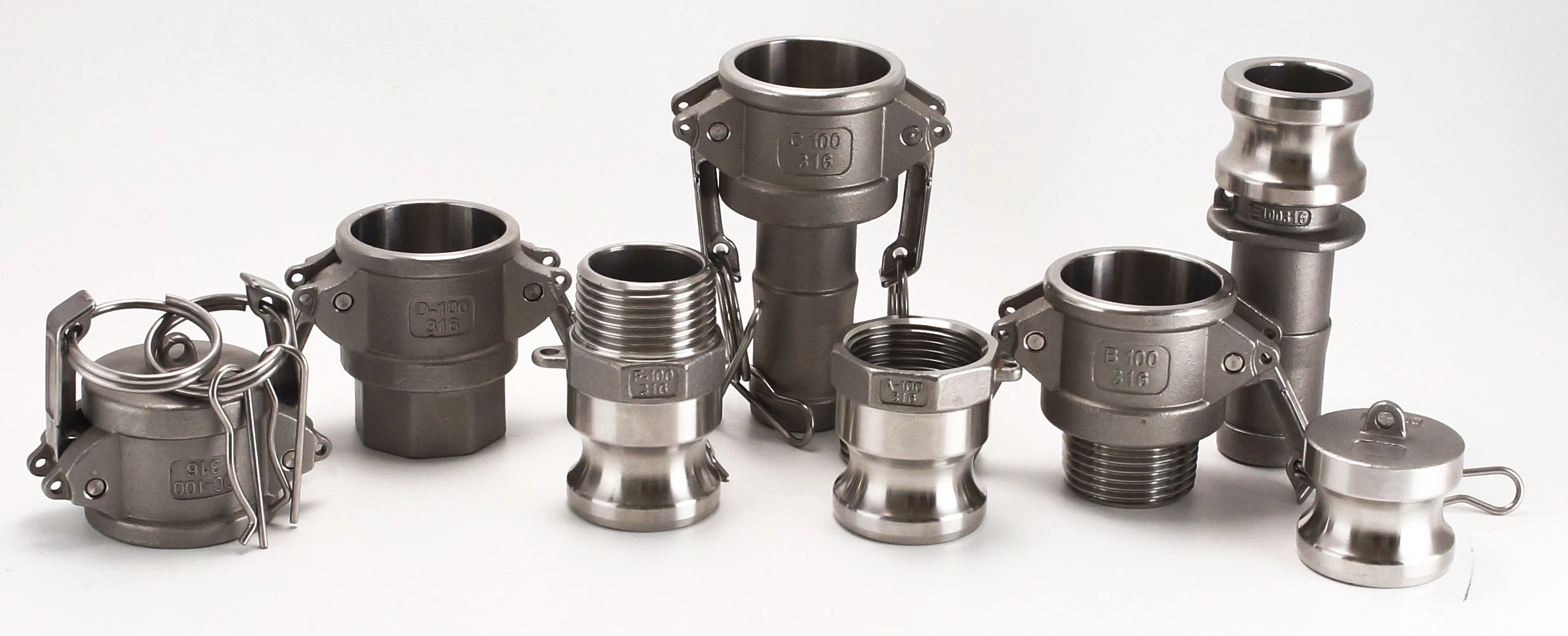 Widely Used Hot Sale Casted Flexible Stainless Steel Camlock Couplings for All Pipe Quick Connections