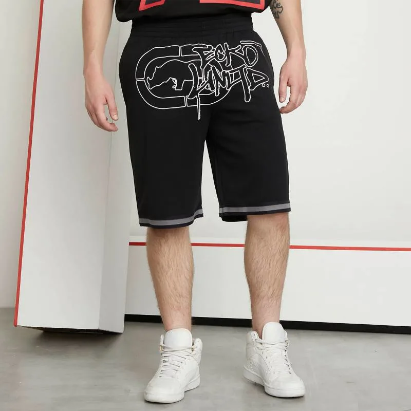 Mens Custom Printed Mesh Sport Jogging Short Pants