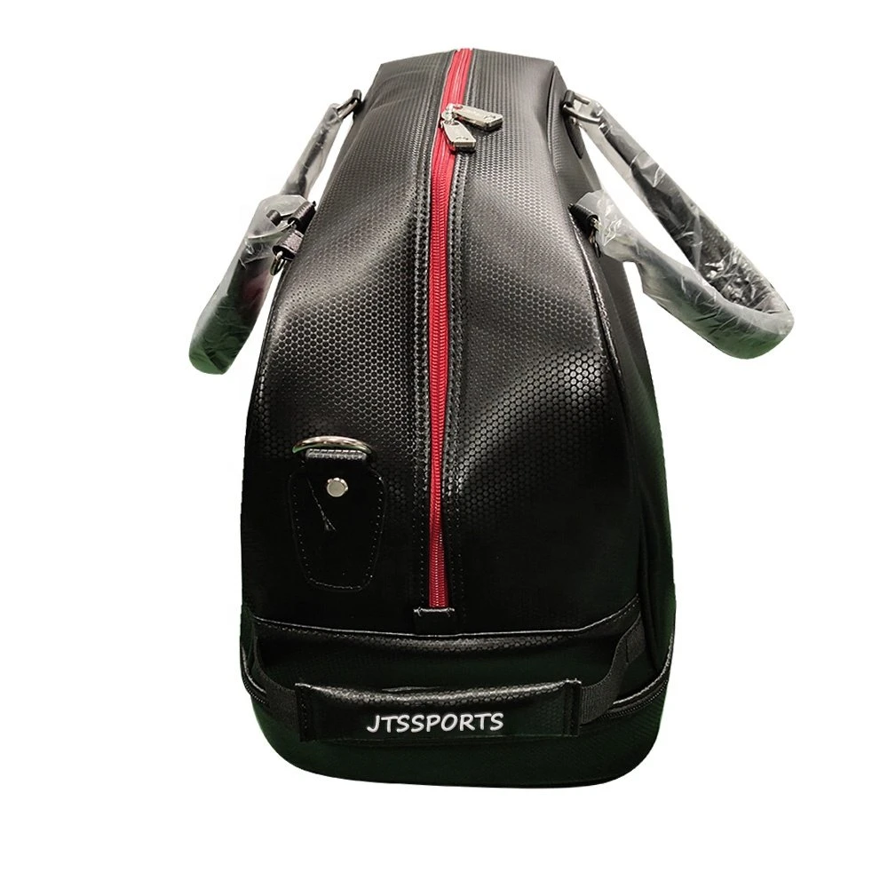 High quality/High cost performance  PU Leather Portable Golf Boston Clothing Bag with Seperate Shoes Store Golf Bag