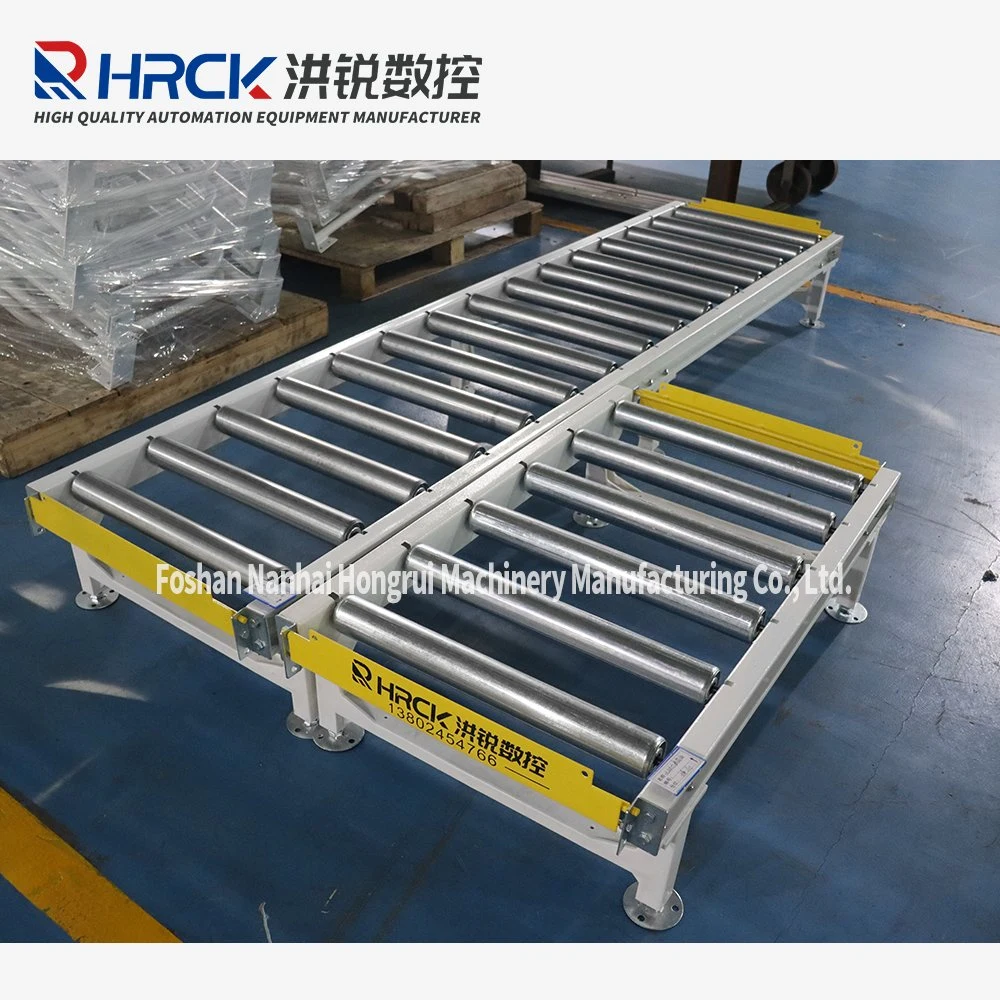 Automatic Packing Line Roller Electric Belt Pallet Conveyor