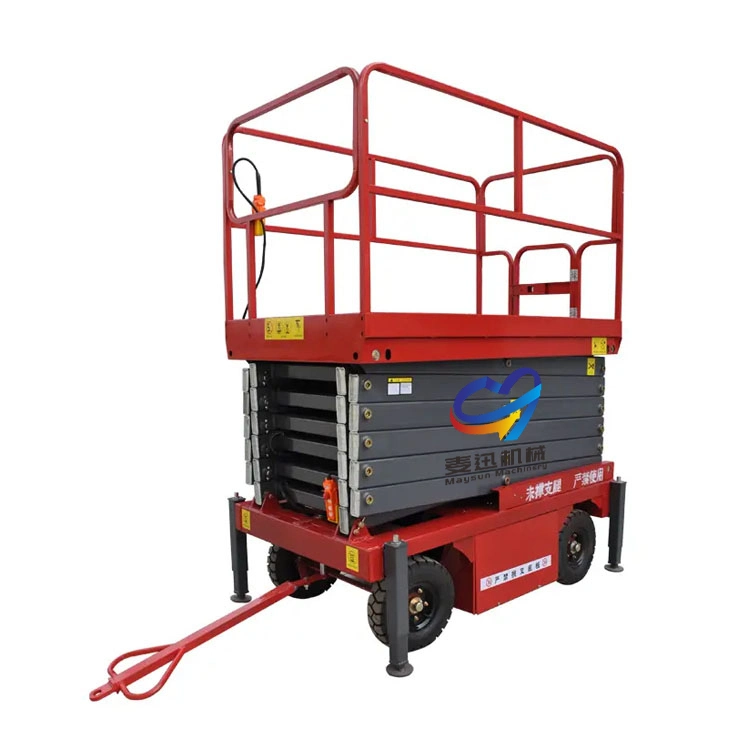 Easy to Lift and Operate Mini Scissor Lift Towable Mobile Scissor Lifts