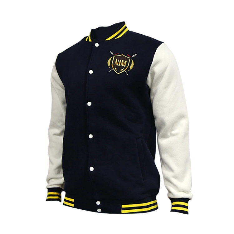 Commerce de gros de haute qualité de l'hiver Healong Vêtements Varsity Jacket Baseball personnalisé Fashion Hommes Sport veste de baseball