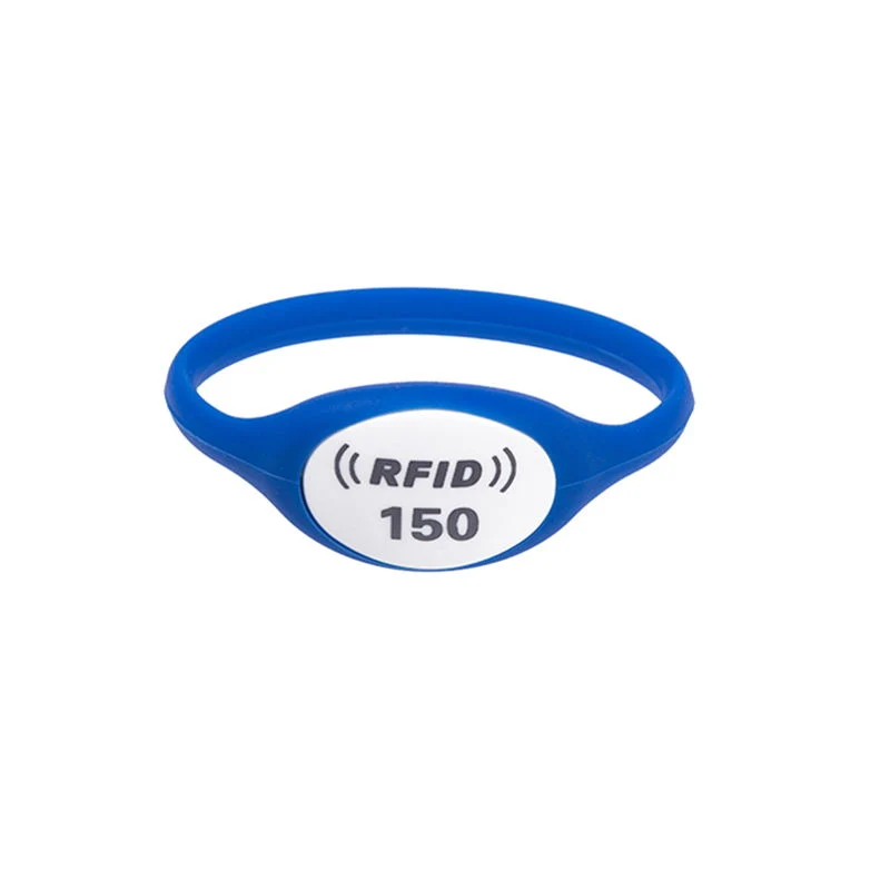 Hot Sale Color Magnetic Lock RFID Silicone Wristband Sports