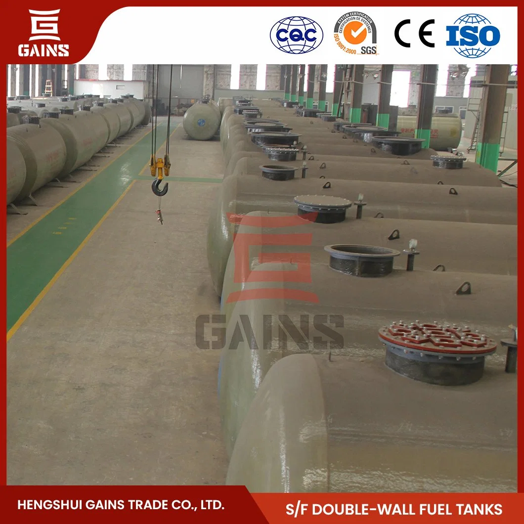 Gains 500 Gallon Double Wall Oil Tank Wholesale/Supplierr China Double Wall Sf Petrol Diesel Fuel Storage Tank