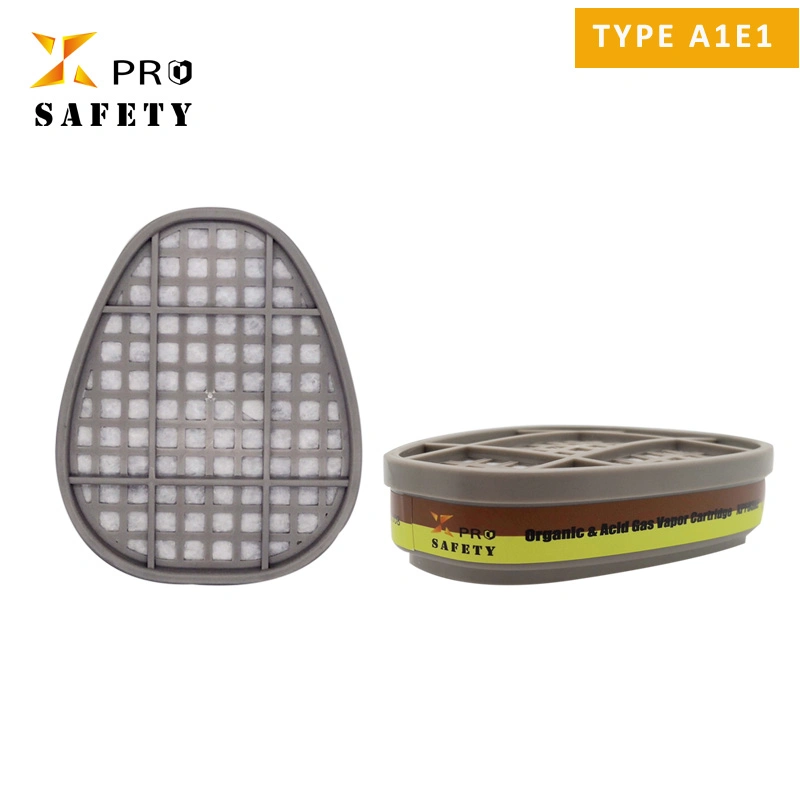 High-Quality Wholesale/Supplier CE Gas Mask Filter Dust Mask Full Mask Half Mask Type A1e1 Organic Vapor and Acid Gas Filter