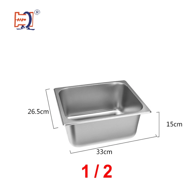 Approved Standard Sizes Gn Pan Food Gastronom Containers with Lid Stainless Steel Buffet Food Container Gn Pan Food Serving Pan