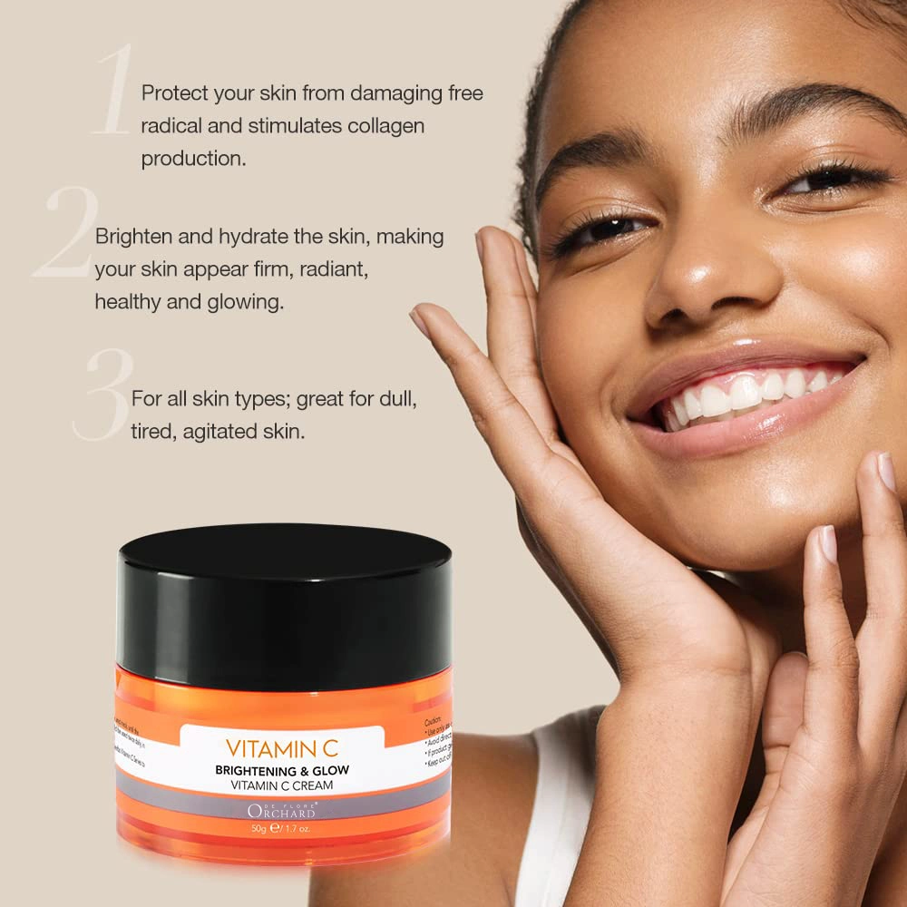 Skin Care Natural Organic Brightening Repairing Moisturizing Vitamin C Facial Creams