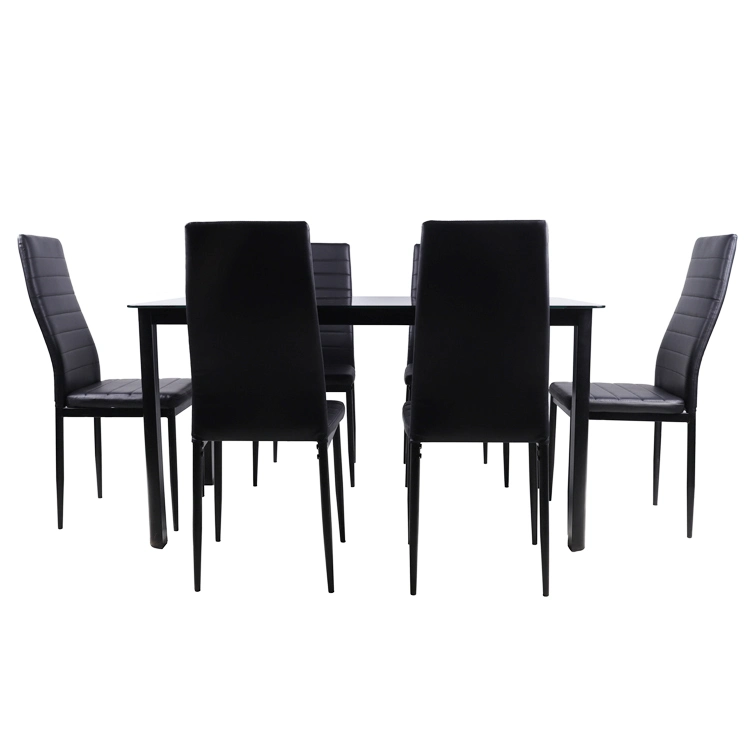 Vente en gros Noir couleur cuisine économie d'espace européen nordique luxe moderne Mobilier Table de salle à manger