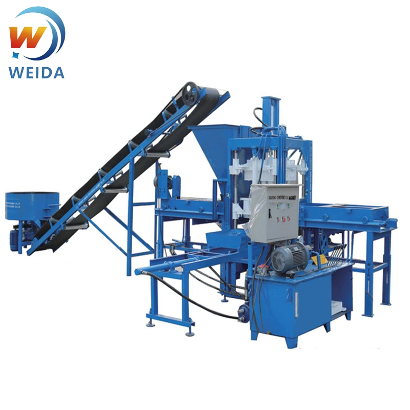 Construction Equipment Fully Automatic Concrete Cement Paving Stone Hollow Block Making Machine