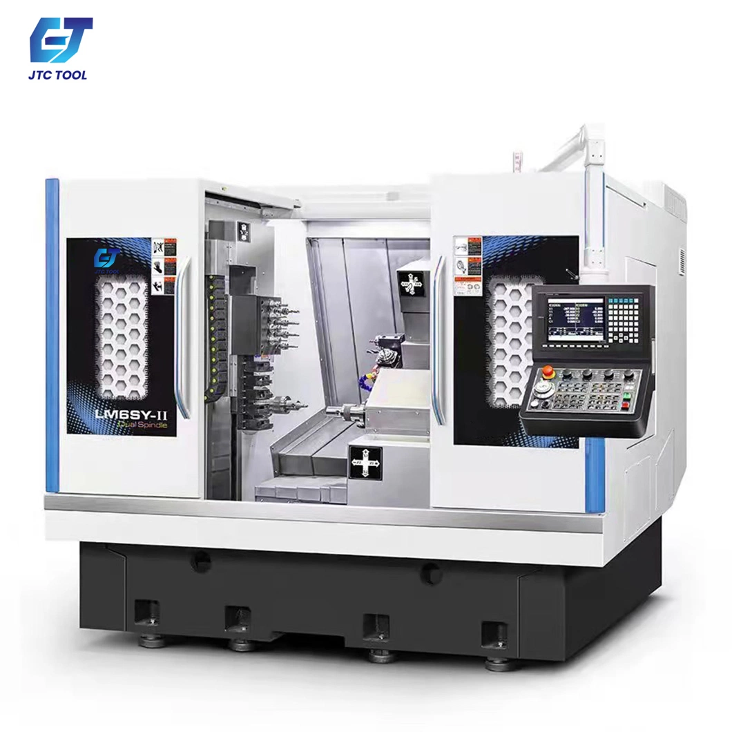 Jtc madera de la herramienta de fabricación China de mecanizado CNC 4 ejes multifuncional fresadora LM6sy-II torneado y fresado complejo centro de mecanizado