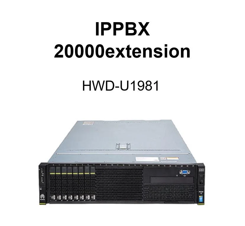 HWD-U1981, 19500 a 20000 usuarios, puerta de enlace de voz, puerta de enlace VoIP, sistemas de comunicación interna, Admite 20000 usuarios, centro de llamadas, IPPBX
