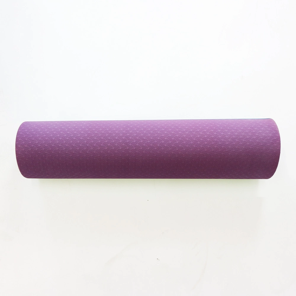 Yugland Eco friendly orgánicos de etiqueta privada duradera impresión de logotipo personalizado TPE estera del yoga, barato de espesor de viaje plegables Fitness Ejercicio yoga Mat