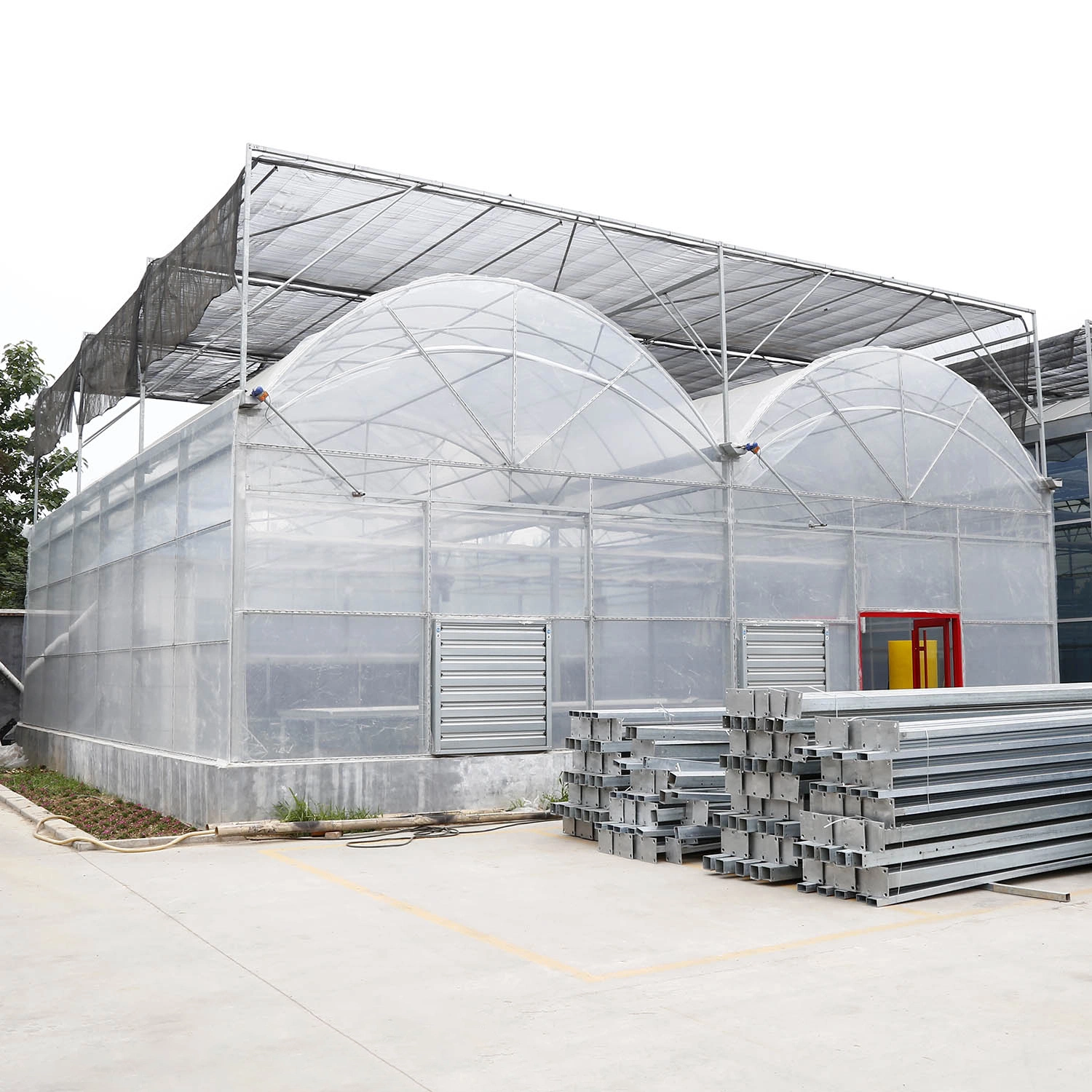 Promotional High quality/High cost performance  Multi-Span Plastic Film Greenhouse