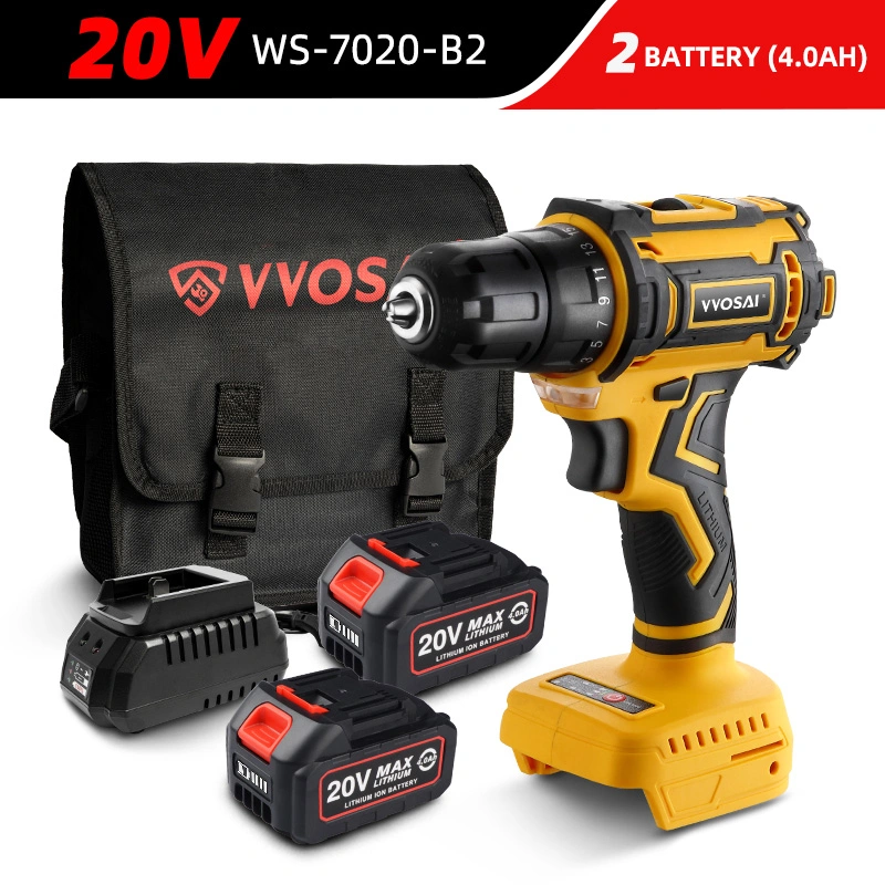 Ready Stock Premium Vvosai 20V Kit Electric Screwdriver