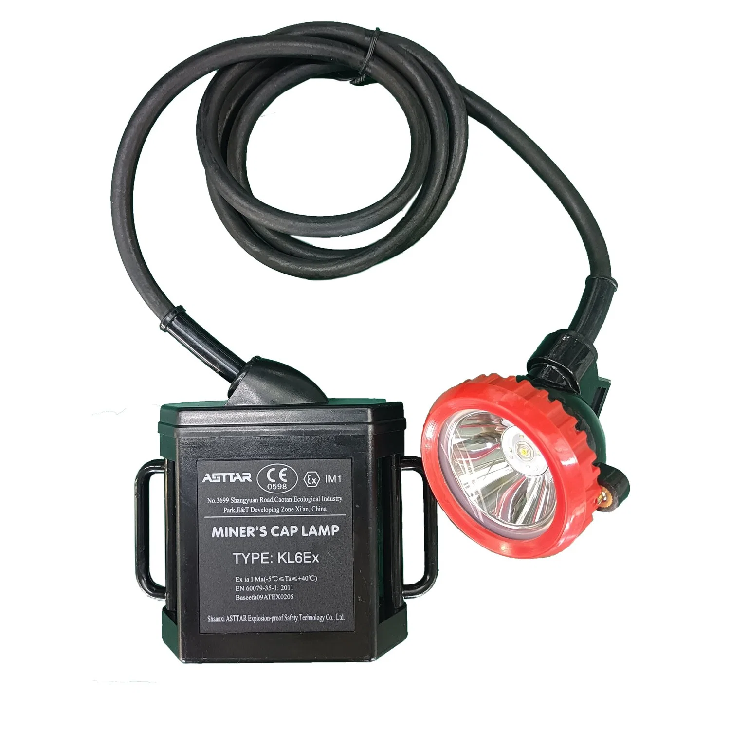 Linterna frontal Asttar LED con certificación ATEX, lámpara de minería, lámpara de tapa LED Miner