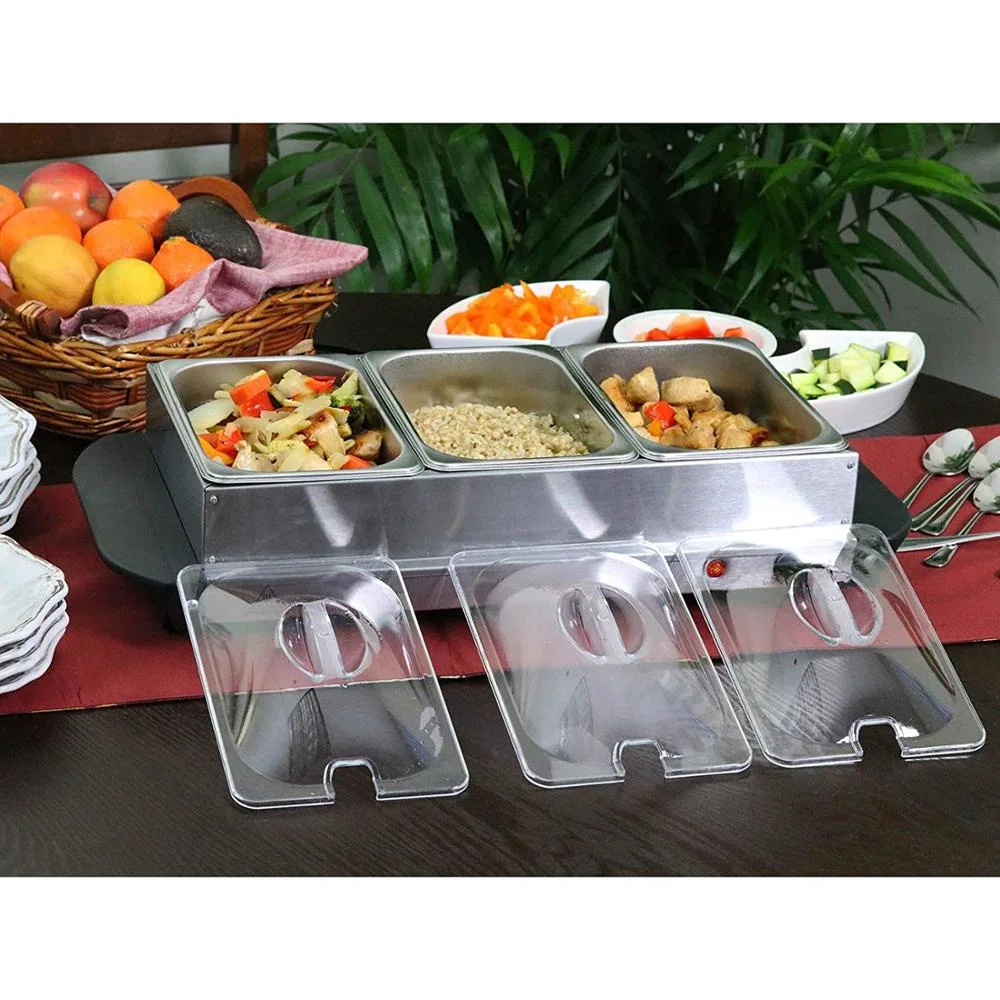 Stainless Steel Chafing Dishes Restaurant Food Warmer for Catering Buffet