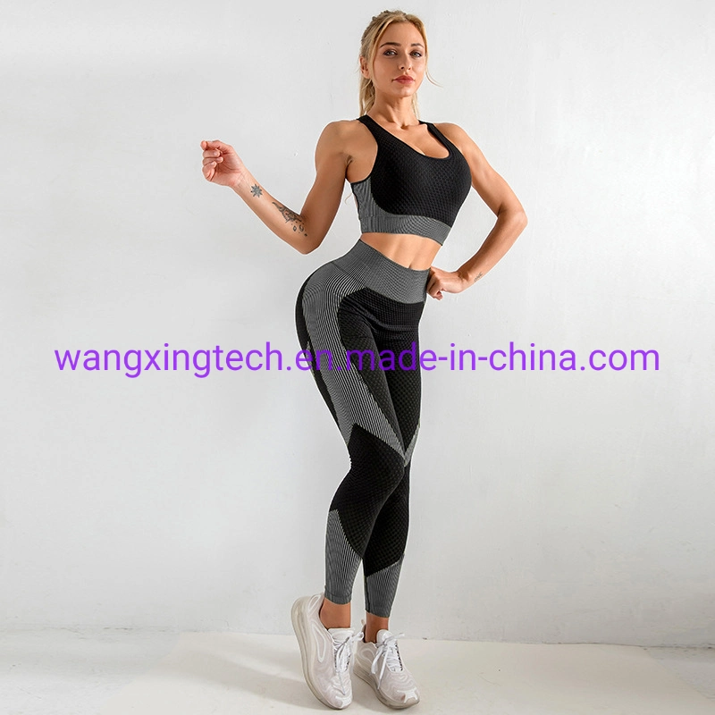 Wholesale/Supplier Yoga Wear Sports Suit Sexy Fitness Bra Running Underwear Ultra High Waist Tight Yoga Pants Women Clothing