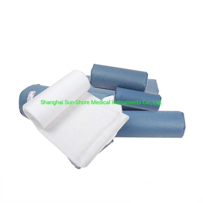 100% Cotton Fabric Medical Absorbent Hospital Use Gauze Roll