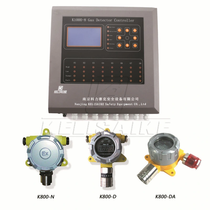 Fixed Carbon Dioxide CO2 Gas Leak Alarm Detector System Control Cabinet