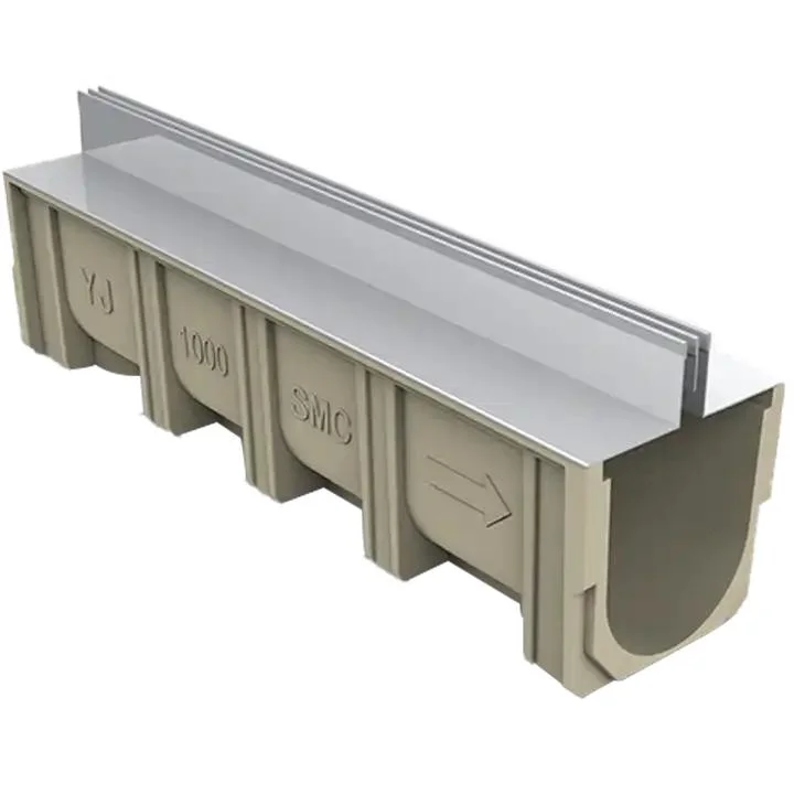 Resin Concrete Ageing Resistant Rainwater Drains Floor Gutters