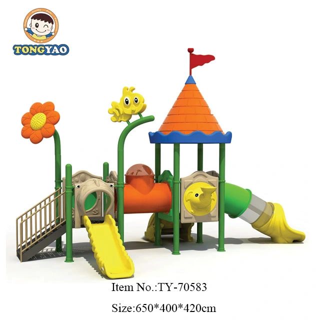 Multifunction Outdoor Swing and Slide Playground for Kids