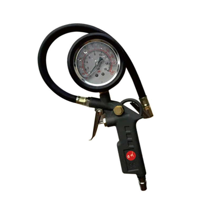 LZ-8002P Air Tools Easy Operating Auto Tire Inflating Gun with Pressure Gauge