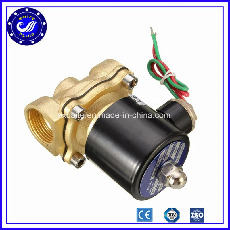 2 pulgadas de agua Válvulas de solenoide de 4V 24V de 24 voltios210-08 Electroválvula de latón