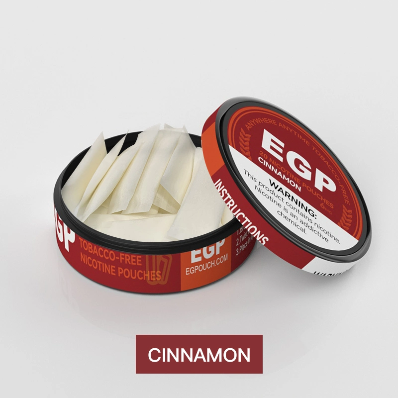 Les packs à lèvres Snus contenant de la nicotine sont faciles à transporter dans un Paquet de 20