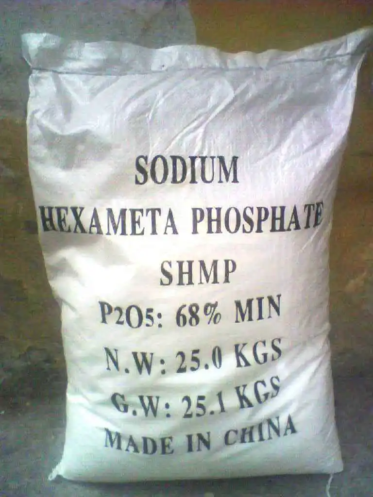 Usine SHMP d'alimentation de haute qualité Hexametaphosphate Tech Grade de sodium