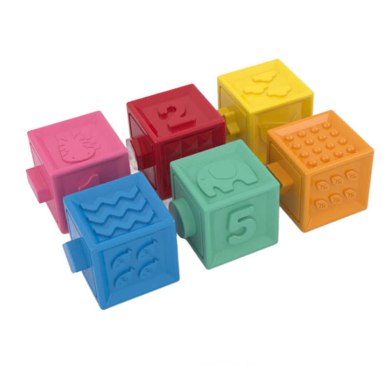 Soft Silicone Building Blocks Set