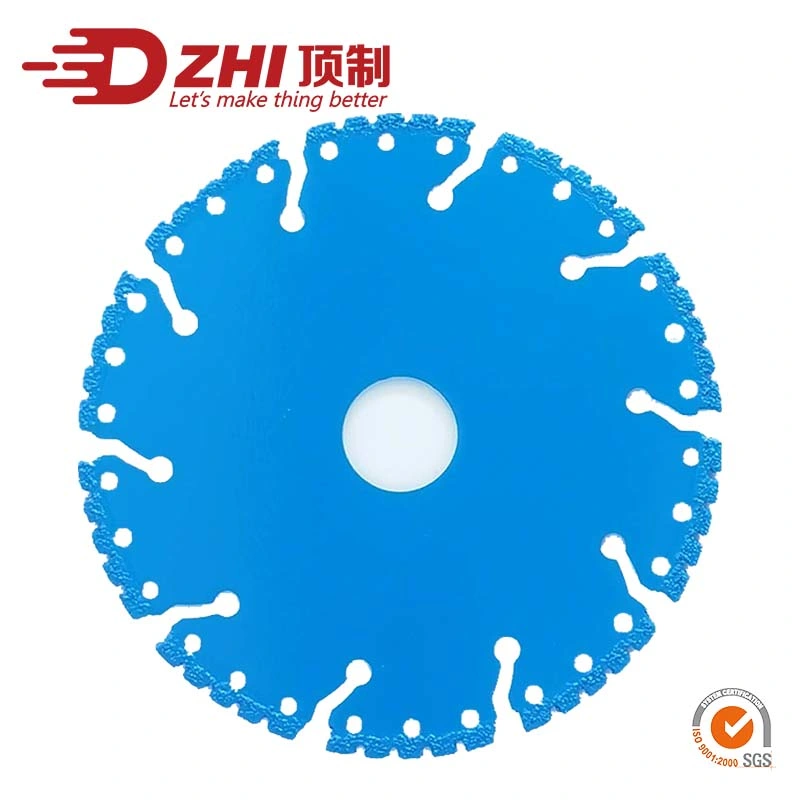 Metal Cutting Disc Vacuum Brazed Diamond Saw Blade for Metal Stainless Steel Glass Iron Reinforced Concrete Abrasive 4.5-20 Inch Factory Price