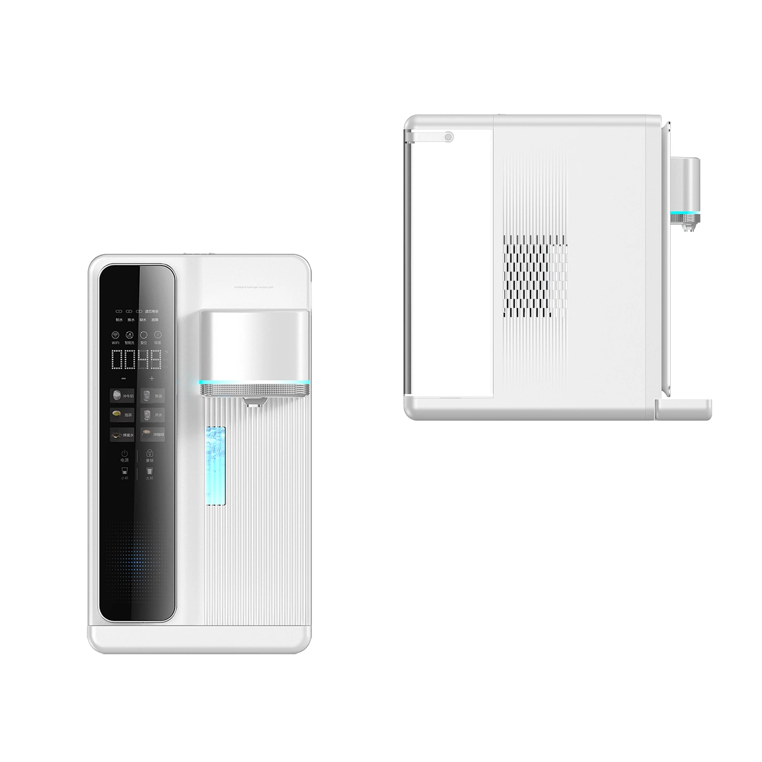 Portable Multi Stage Purification Household UVC Cleaning Hydrogen Water Filter Dispenser Hot and Cold Water Purifier