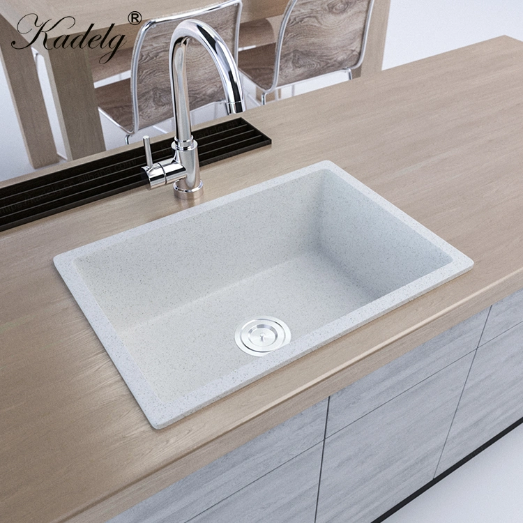 Quartz OEM/ODM Grey Color Kitchen Washing Kitchen Basin