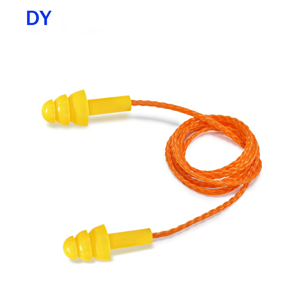 Bouchons d'oreilles 50 dB bouchons d'oreilles en silicone souple pour dormir Système antibruit avec effet de plongée