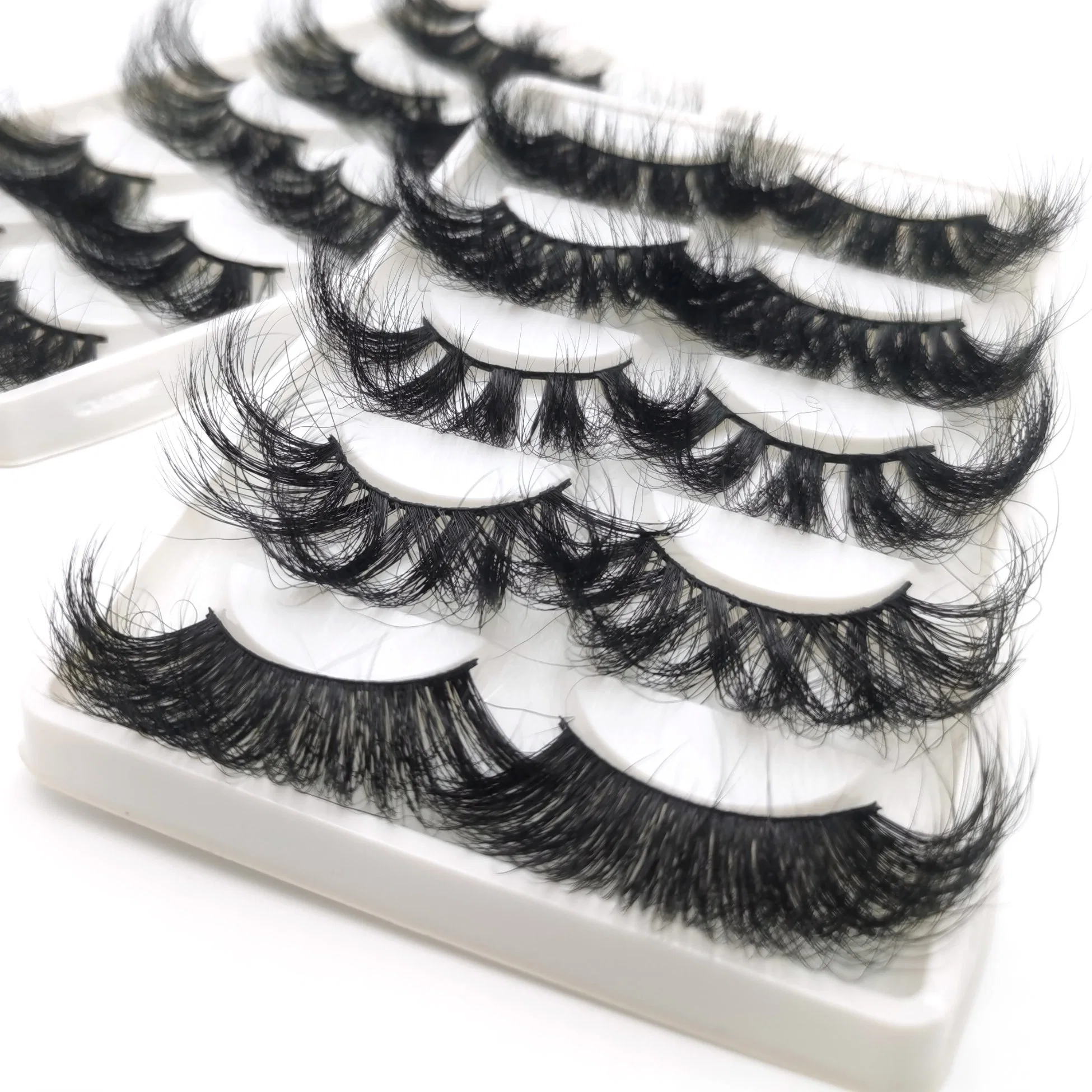 Luxury Mink Lashes 25mm 30mm Mayorista/Proveedors Lashes 3D Mink Wispy Pestañas