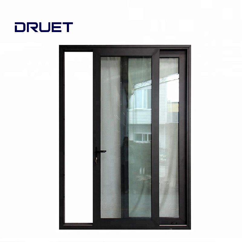 Laminated Glass Electric Control Automatic Sliding Door with German Lock