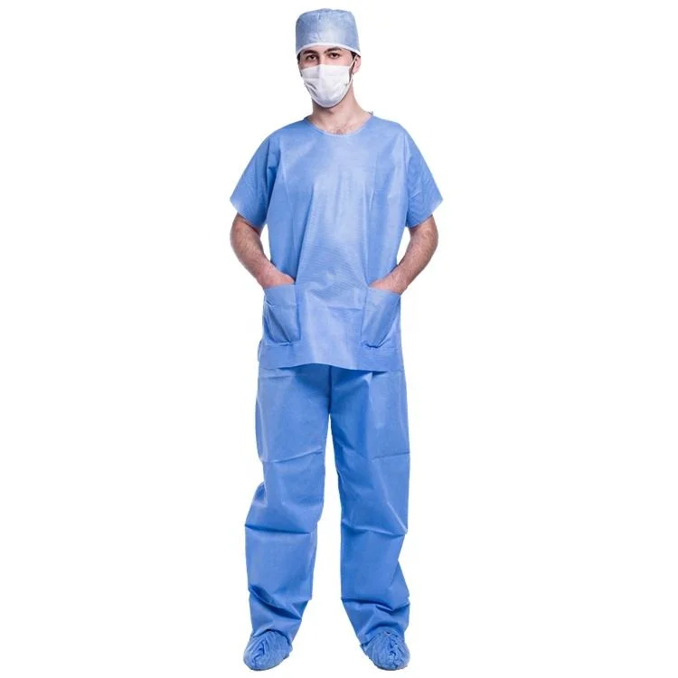 Nursing Scrubs Disposable Scrub Suit Lab Coat