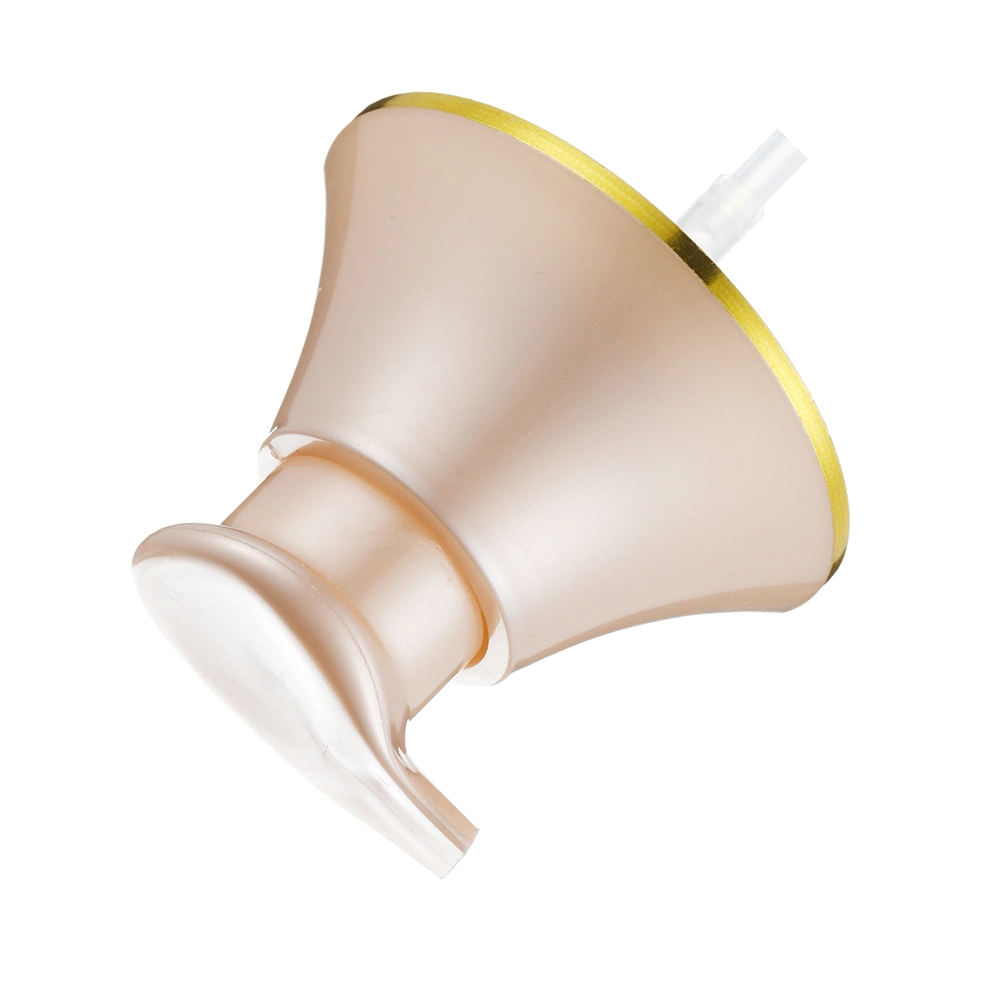 Yellow Plastic Serum Pump with Overcap