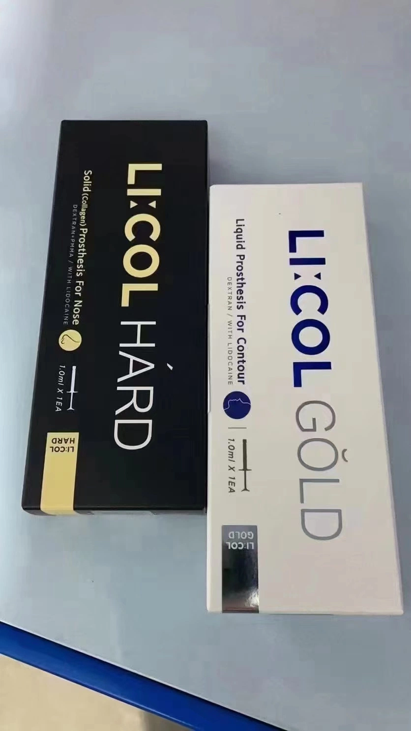 New Licol Hard Derma Filler Dextran Nose Lifting Lasting Long Time Glucan Collagen Lico Gold Nose Filler