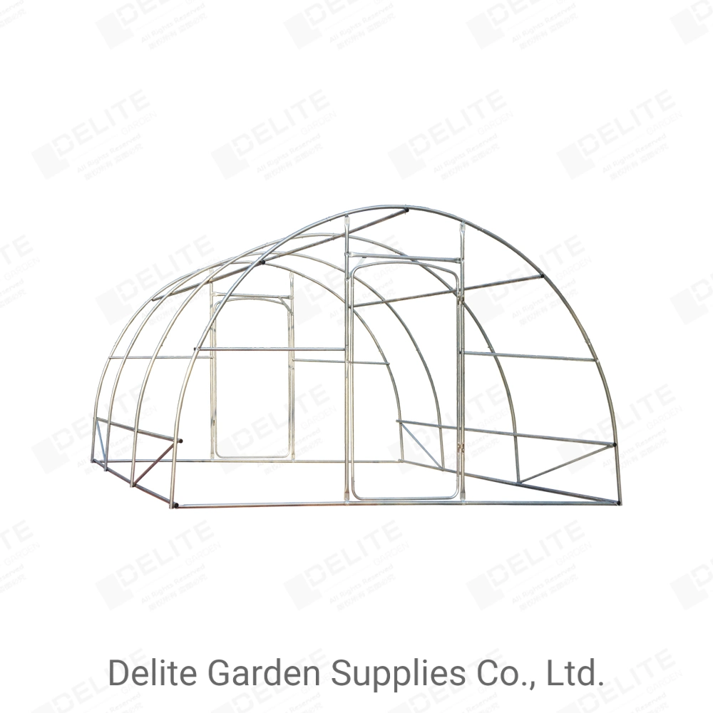 Commercial Polytunnel Greenhouse 4 X 4 M Chicken Layer Cage Prefab Steel House Garden Equipment Tools