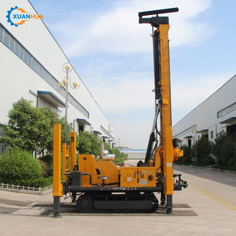 High Performance Truck Mounted DTH and Rotary Deep Water Well Drilling Machine