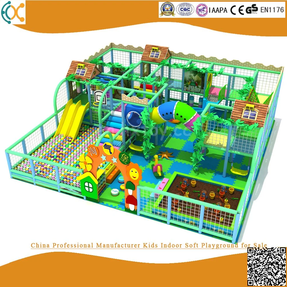 2021 Tema Florestais Norma CE crianças Soft playground coberto Equipamento