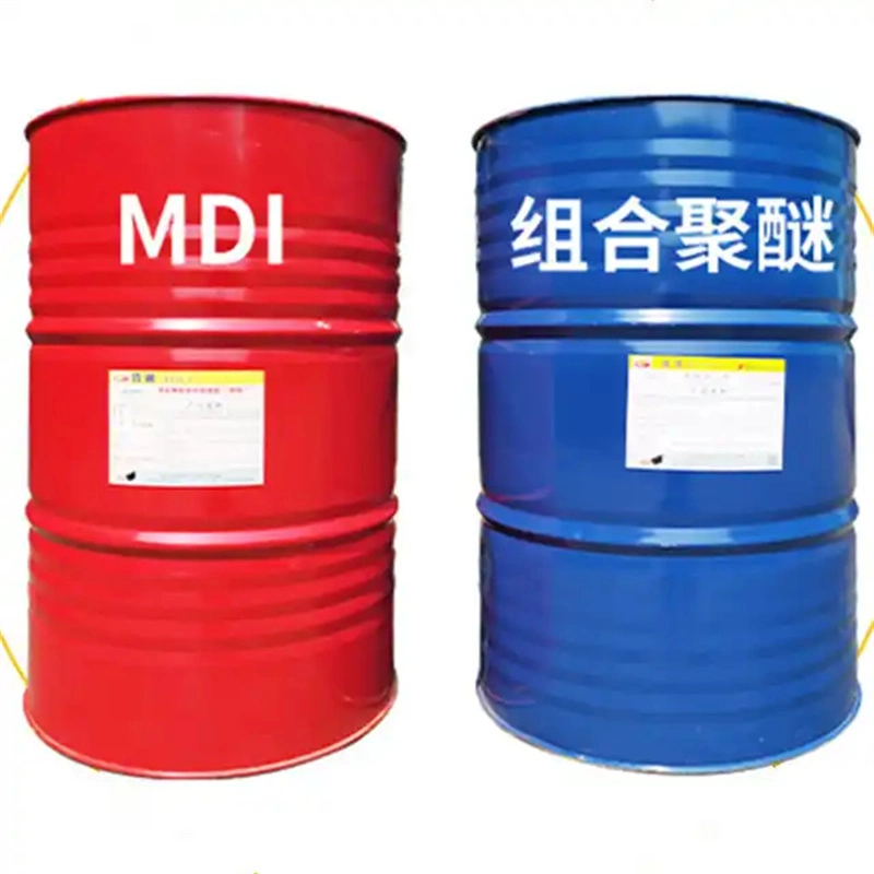 Hot Sale Rigid Foam Polyol and Isocyanate Mdi for Polyurethane Paints Raw Material Chemicals Door Filling Material Moulded Foam